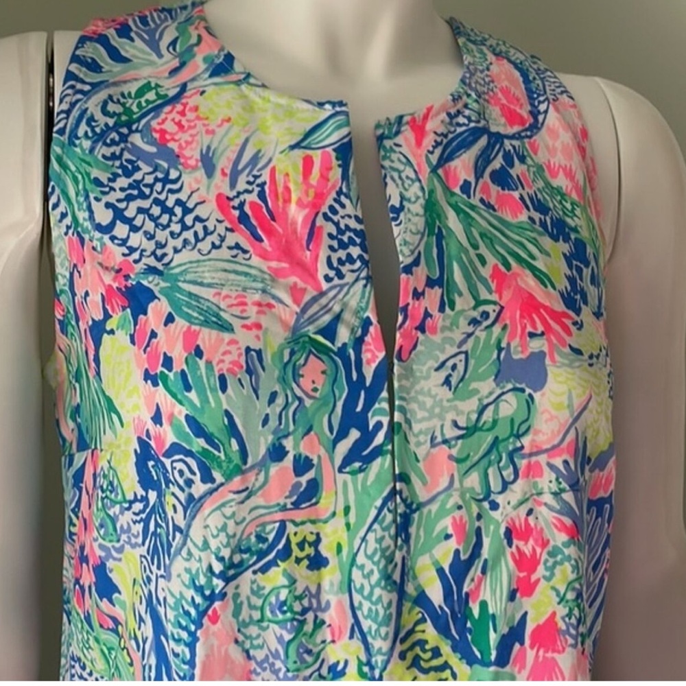Lilly Pulitzer Kelbi Stretch Dress in Mermaid Cove sz 6